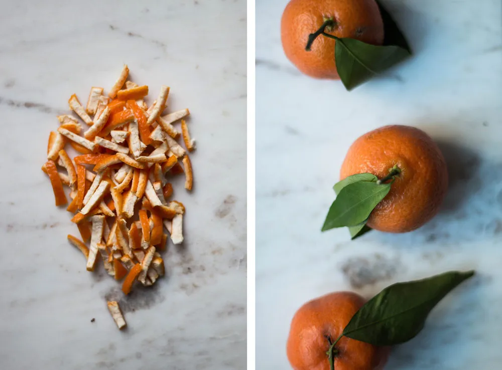 Recept na kandovanou mandarinkovou kůru jsem vytáhla ze Zuzky z Flat White, která mi o ní básnila.