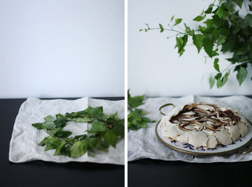 Pavlova s jahodami – pavlova, 2. snímek